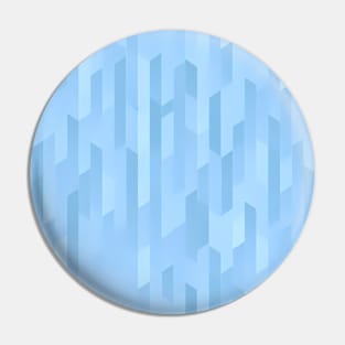 Blue Polygonal Columns: A Striking Abstract Art Pattern Pin