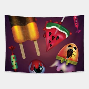 Sweet Halloween pattern Tapestry