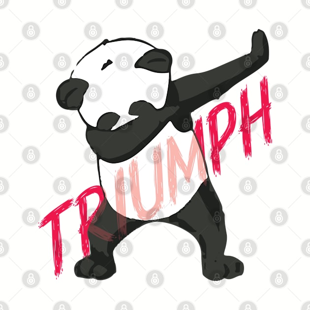 Triumph Dab Dabbing Panda Playfulness by ActivLife