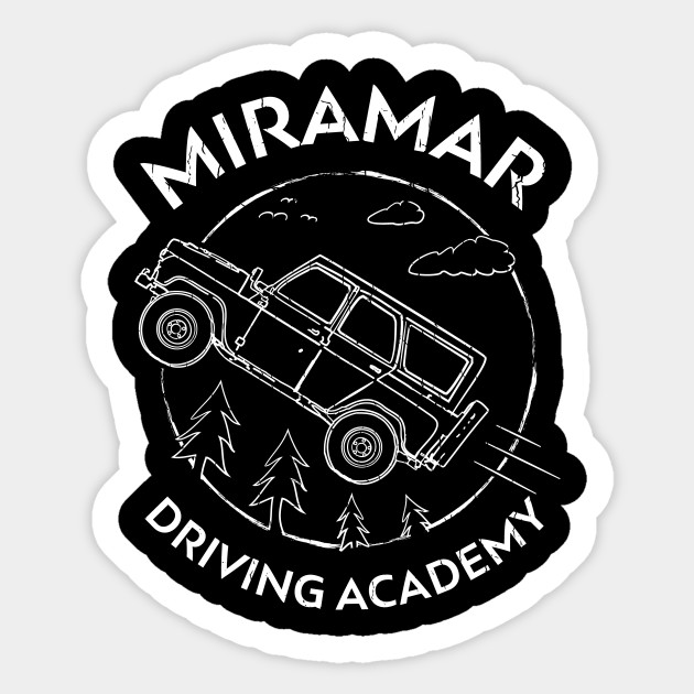 Funny PUBG Miramar Driving Academy - Pubg - Sticker ...