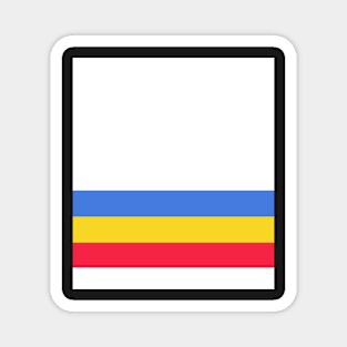 primary colours short (light) Magnet