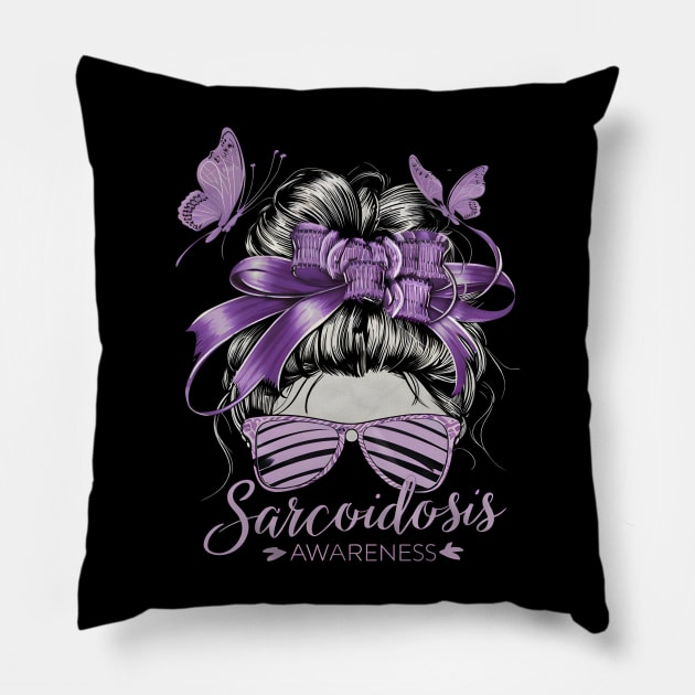 sarcoidosis awareness Pillow by Japanese Fever