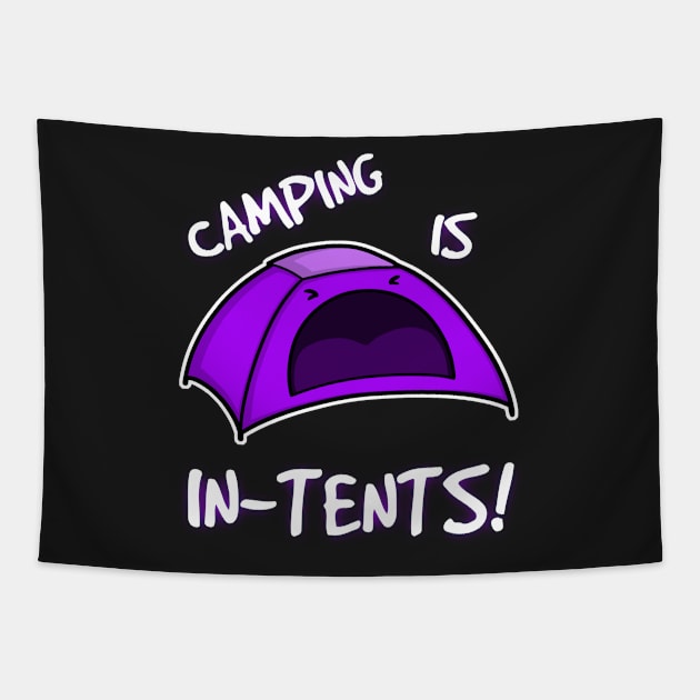 Camping is In-Tents Tapestry by perdita00