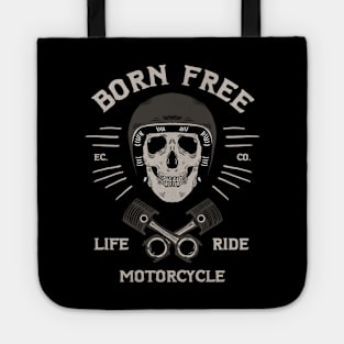 Skull Helmet Dark Edition Tote