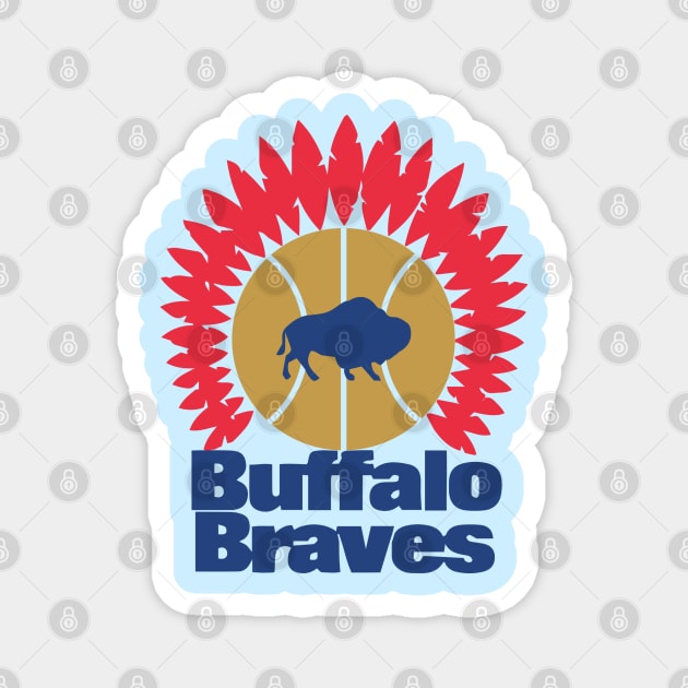 DEFUNCT - BUFFALO BRAVES Magnet by LocalZonly