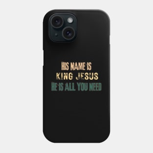 His name is JESUS Phone Case