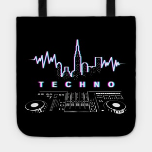 Techno Music New York Tote