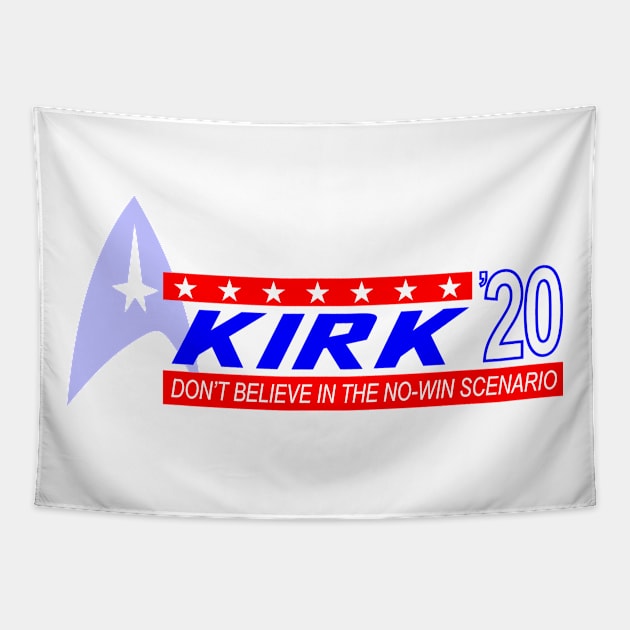 Kirk Presidential Campaign Tapestry by GrumpyVulcanCampaign