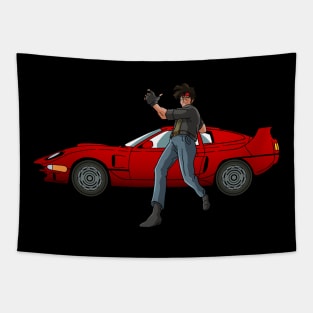 Bean Racer Tapestry