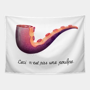 Ceci n'est pas une poulpe Tapestry