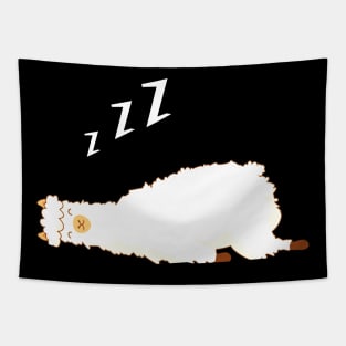 Llama Alpaca Sleep Lazy Tapestry