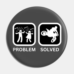 Problem solved motocross Pin