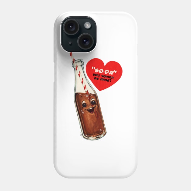 Valentine Soda Phone Case by KellyGilleran