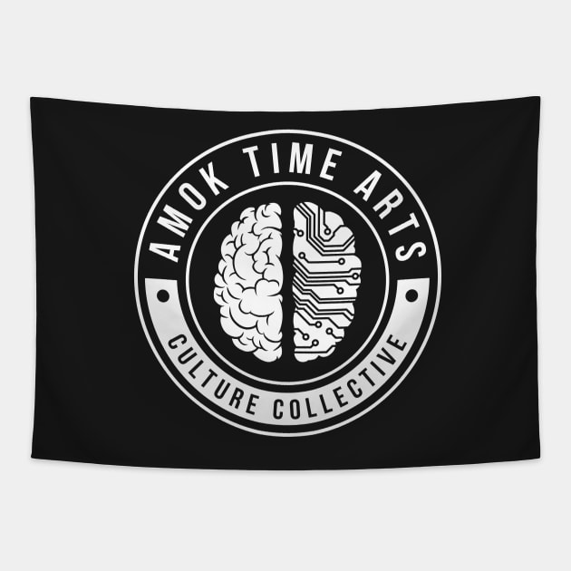 Amok Time Arts Logo Tapestry by AmokTimeArts