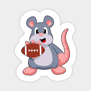 Mouse Football Sports Magnet