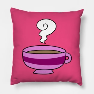 Pink Teacup Pillow