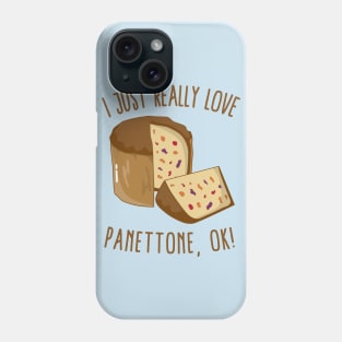 I Just Really Love Panettone, Ok! Phone Case