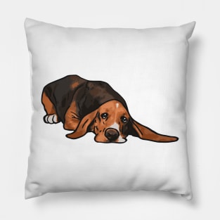 Basset Hound Dog Pillow