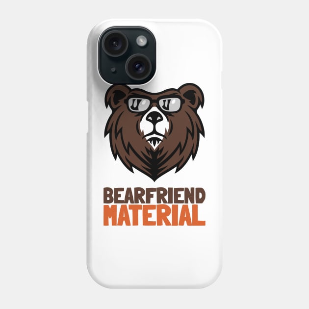 Bearfriend Material - Specially designed for gay bears Phone Case by GayBoy Shop