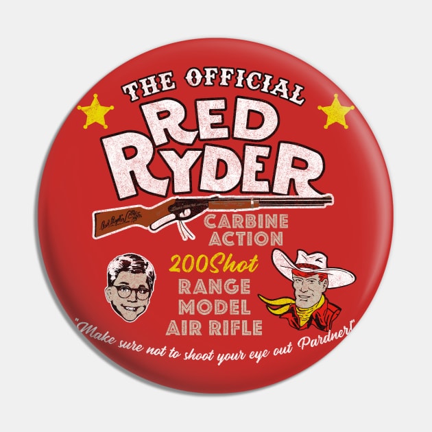 The Official Red Ryder Air Rifle Christmas Story Pin by Alema Art