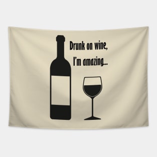 Drunk on wine, I'm amazing... Barenaked Ladies lyric - dark text Tapestry