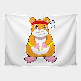 Hamster Fitness Tapestry