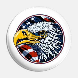 American Eagle , stars and stripes Pin