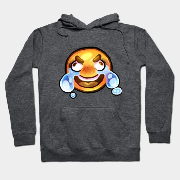 Crying Laughing Cursed Emoji - Emoji - Hoodie