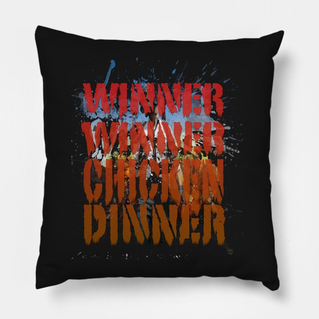 PUBG - Winner Winner Pillow by chrisioa