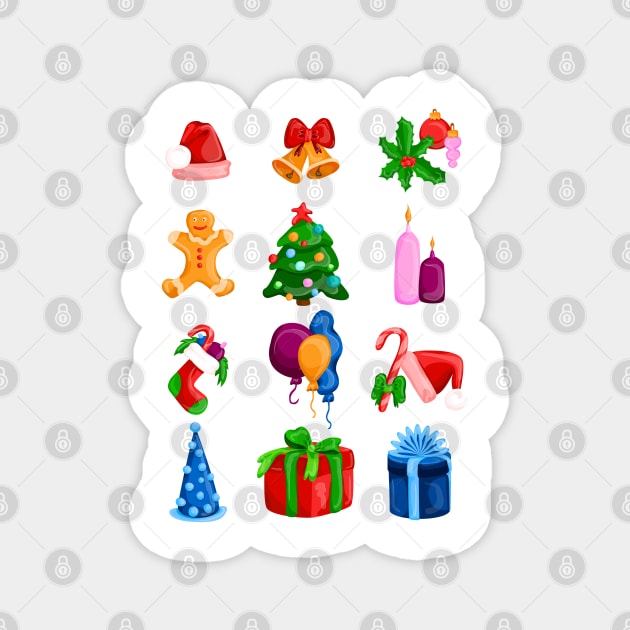 Christmas icons Magnet by lisenok