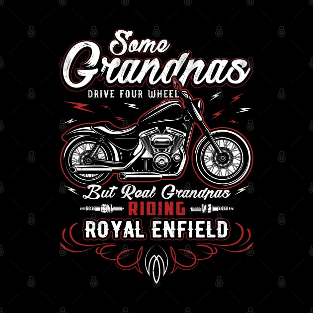 Some grandpas drive four wheels but real grandpas riding royal enfield by Cuteepi