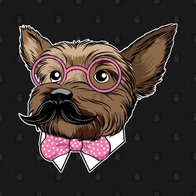 Yorkie Incognito by Roy J Designs