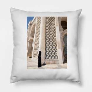 Woman in Chador Pillow