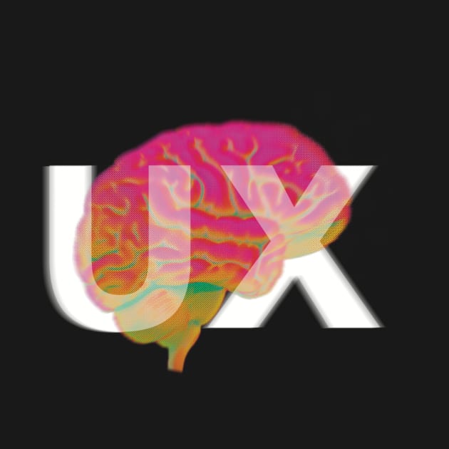 UX Brain - White Text by Grace McIsaac Designs