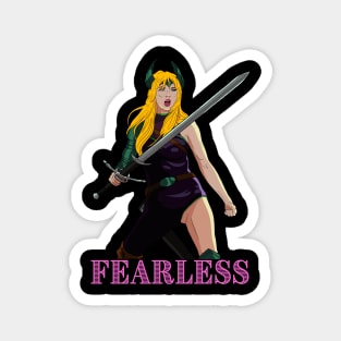 Fearless Warrior (Vector Image) Magnet