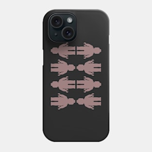 8 x Minifig Stickers Phone Case