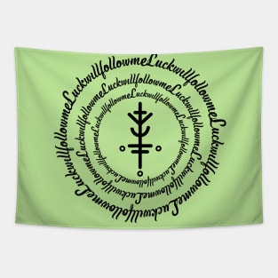 Luck will follow me Sigil Tapestry