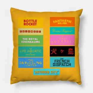 Wes Anderson Movies Pillow