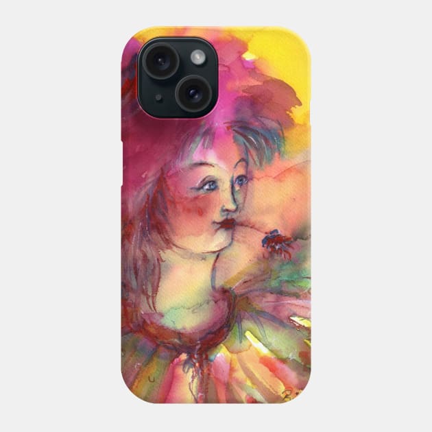 PINKY CLOWN Watercolor Phone Case by BulganLumini