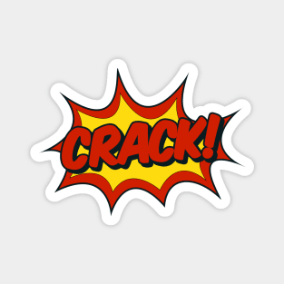 Crack! Comic Effect Magnet