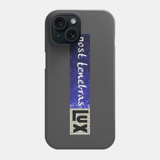 Post tenebras lux Phone Case