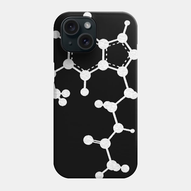 Melatonin Molecule Phone Case by ChemECool