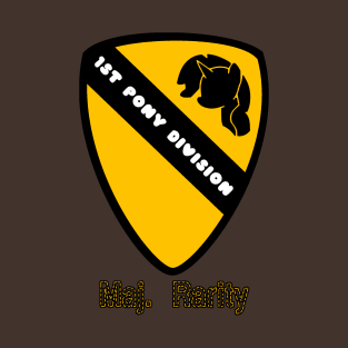 1st Pony Division - Maj. Rarity T-Shirt