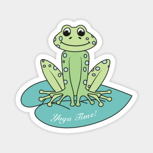 Frog yoga Magnet