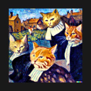 Van Gogh's Cats T-Shirt