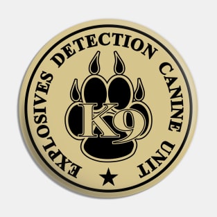 K9 Explosives Detection Canine Unit Pin