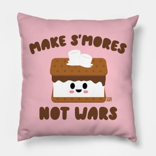 MAKE SMORES NOT WARS Pillow