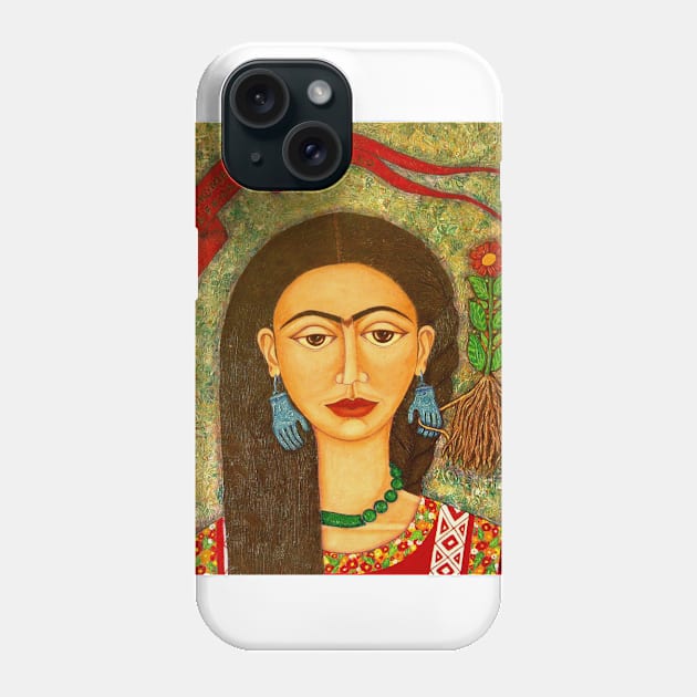 Homage to Frida Phone Case by madalenalobaotello