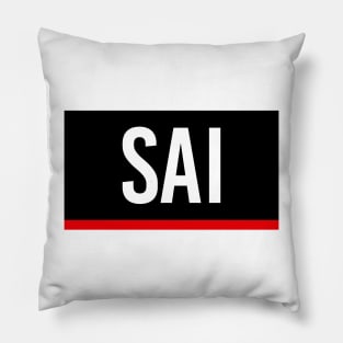 Carlos Sainz Driver Tag Pillow