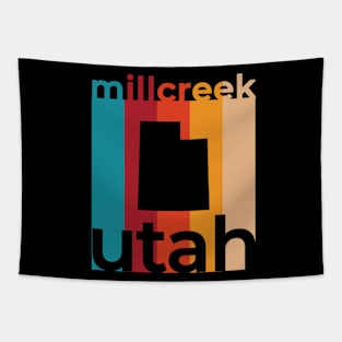 Millcreek Utah Retro Tapestry